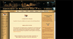 Desktop Screenshot of malpequebay.ca