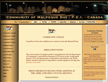 Tablet Screenshot of malpequebay.ca